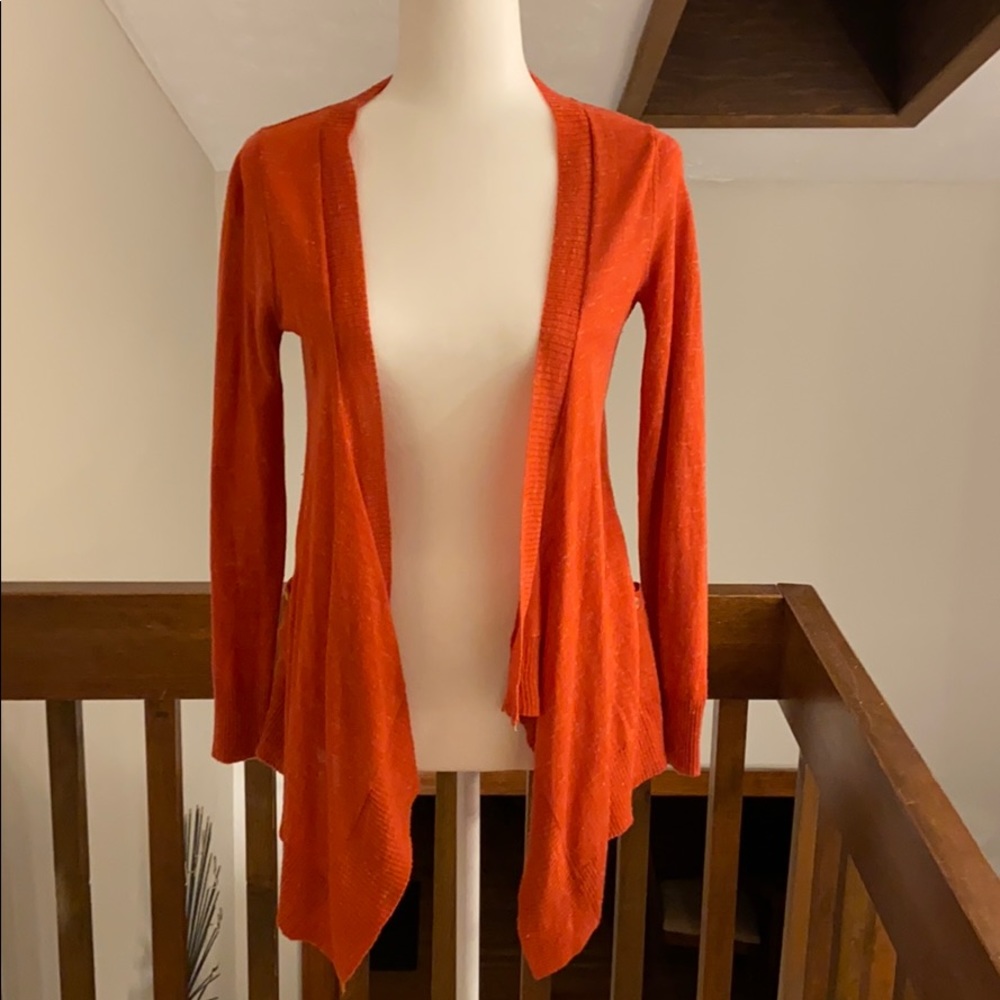 Anthropology wrap cardigan